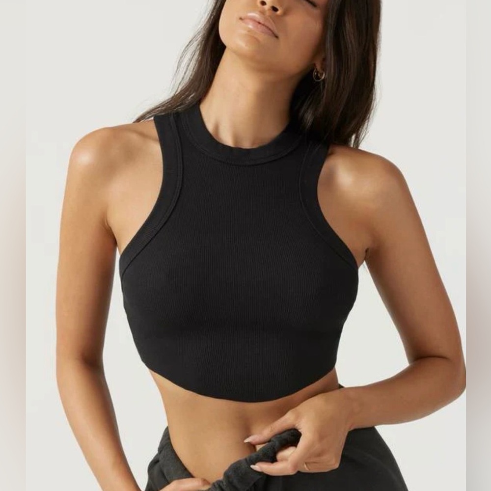 Joah Brown Black Body Tank XS/S
